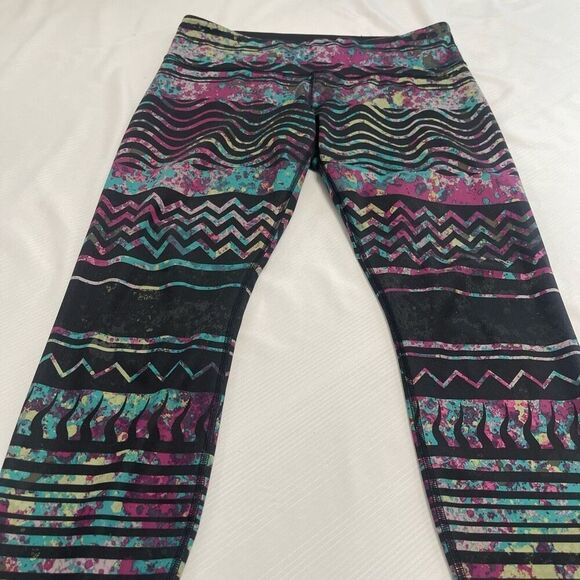 Lululemon Wanderlust Tribal Wander Onder Wunder Under Pants Size 12 - Picture 9 of 13